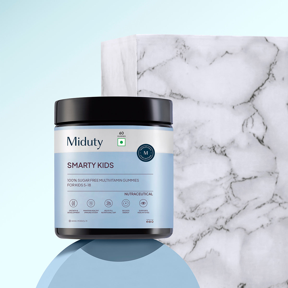 Miduty by Palak Notes Smarty Kids Multivitamin Gummies