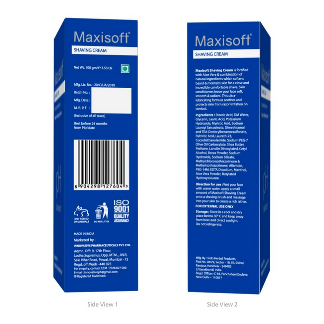 Maxisoft Shaving Cream Main Image