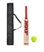 Xtroke Popular Willow Cricket Bat with Cover (Size 6)