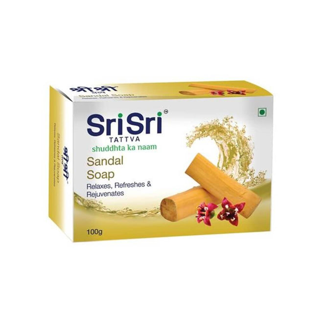 Sri Sri Tattva Sandal Soap - 100gm Hover Image