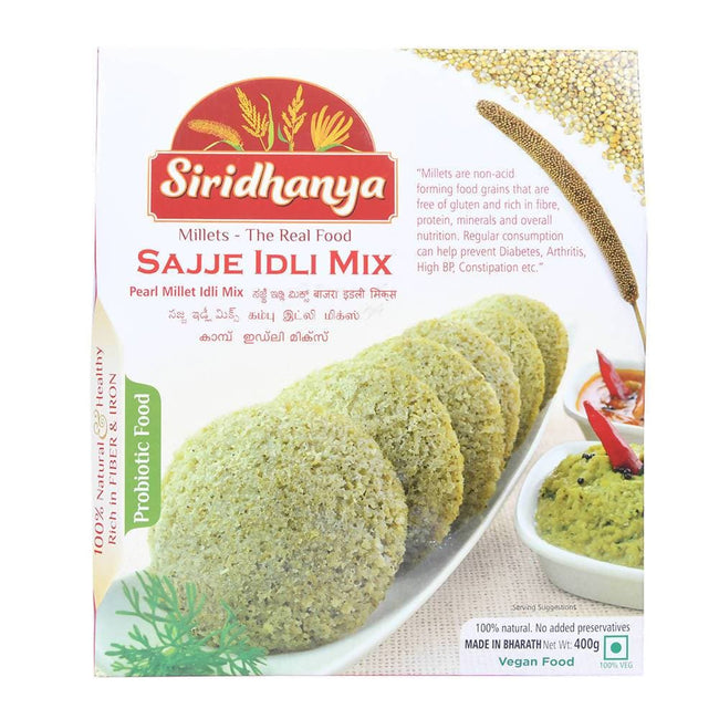 Siridhanya Pearl Millet/Sajje Idli Mix Hover Image