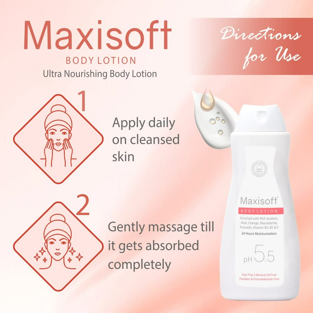 Maxisoft Body Lotion Deep Nourishing Skin Brightening