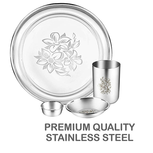 Stainless Steel Glory Dinner Set, 16-Pieces Main Image