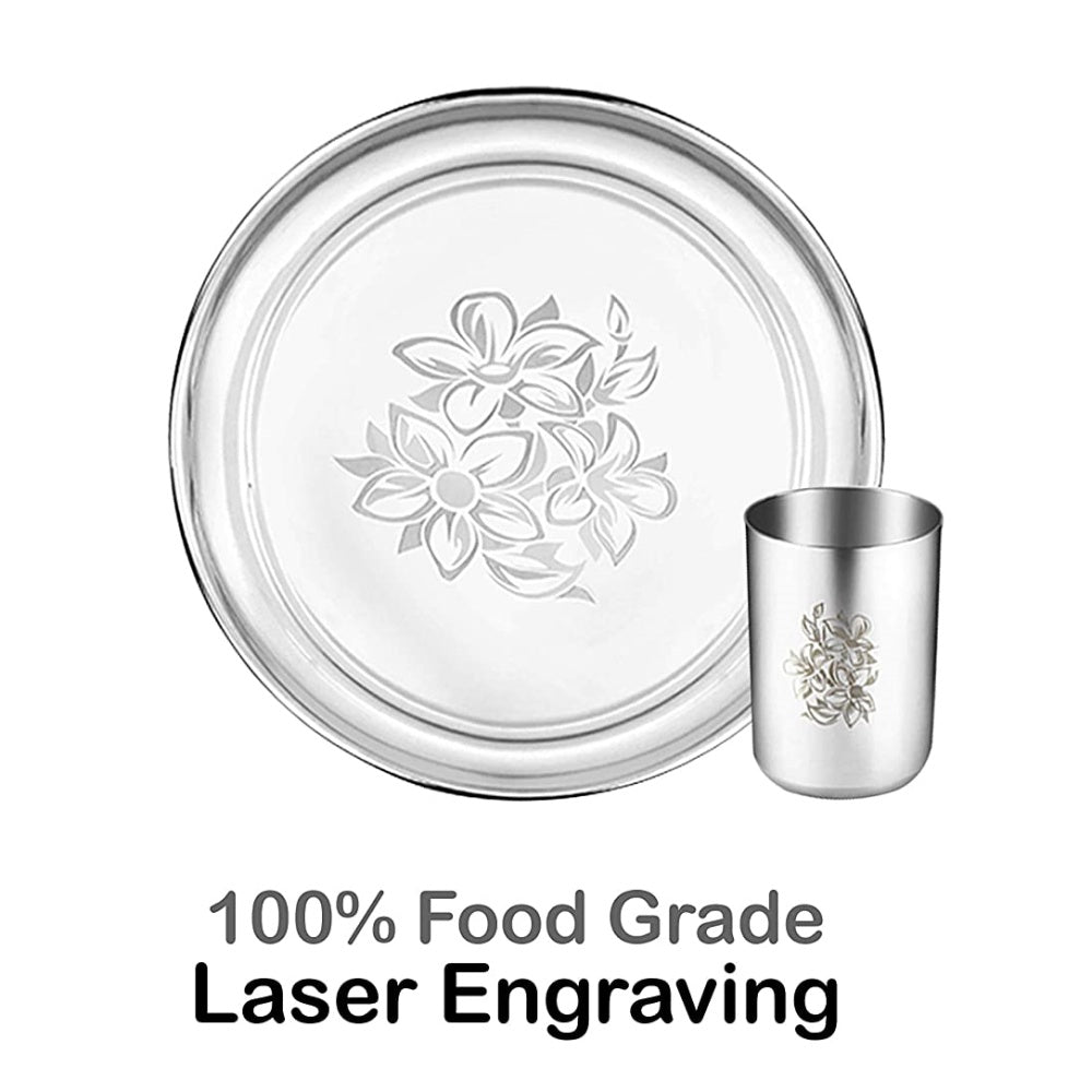 Stainless Steel Glory Dinner Set, 16-Pieces