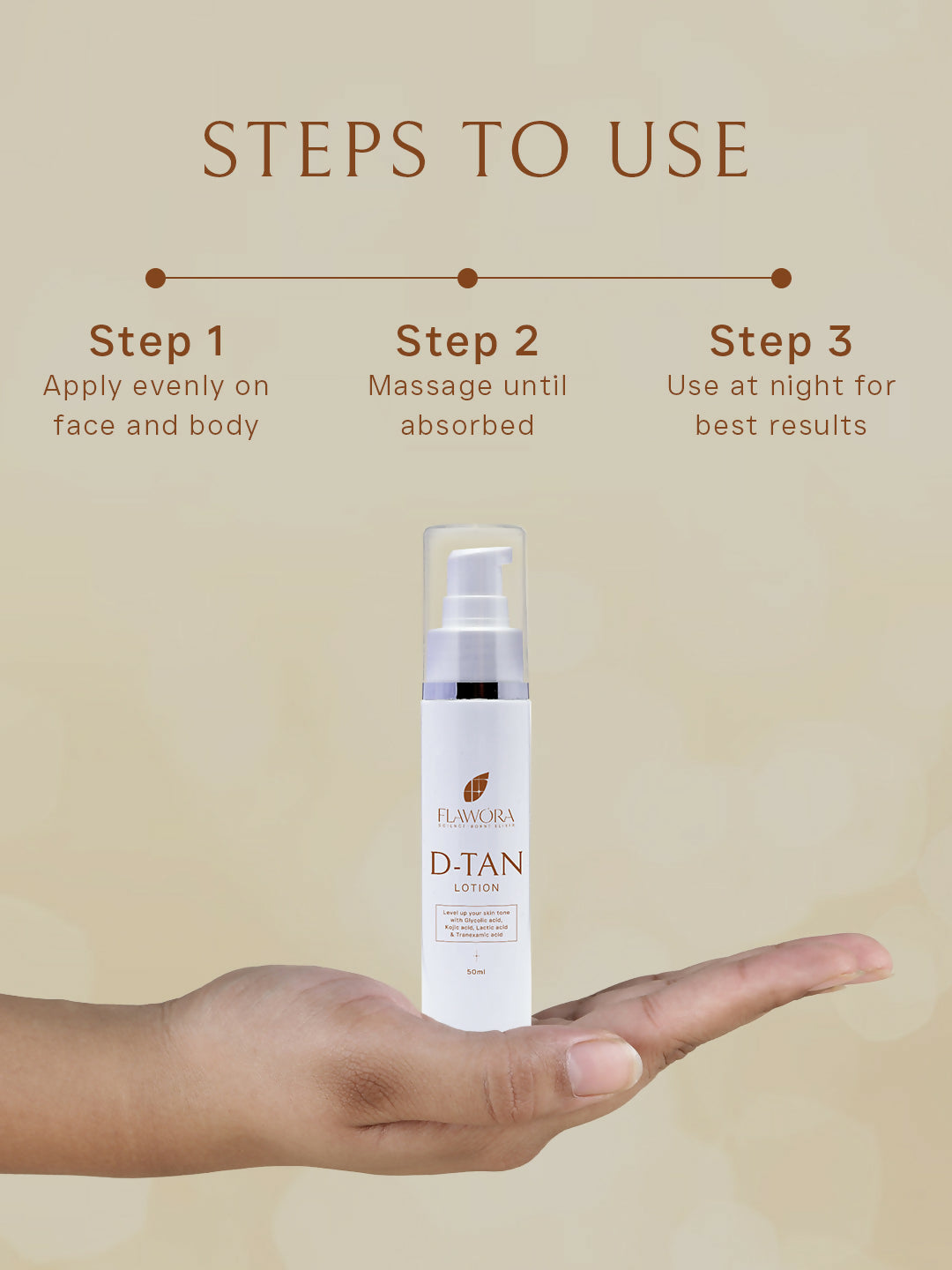 Flawora Anti Acne Serum to reduce Blackheads, Open Pore and D-Tan Lotion for Pigmentation & Tan Removal