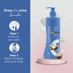 VI-JOHN Saffron Natural Fairness Body Lotion Coconut Milk Deep Hydration & Radiant Glow For All Skin Types