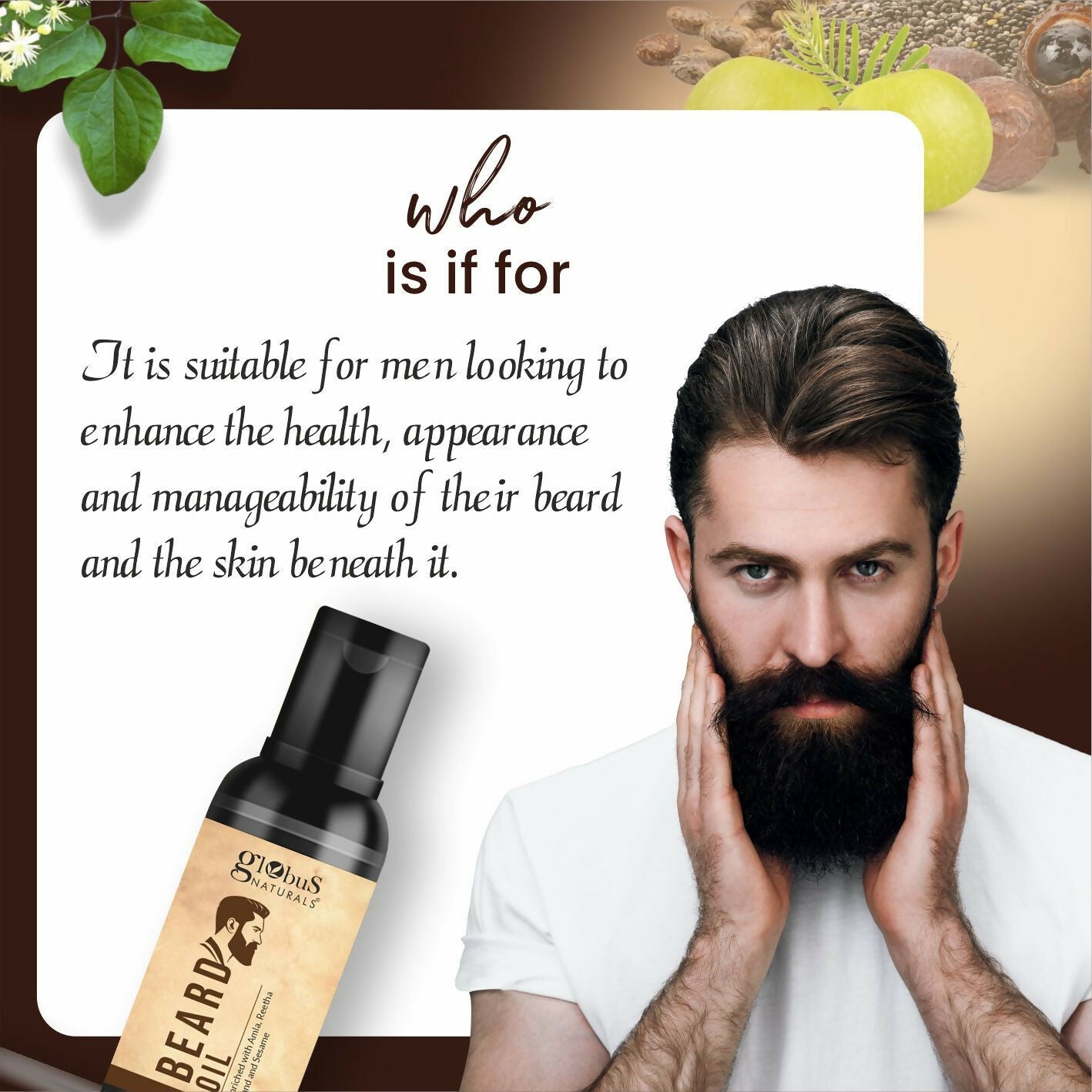 Globus Naturals Ayurvedic Beard Oil