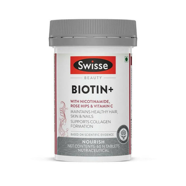 Swisse Biotin+ With Nicotinamide, Rosehip & Vitamin C Main Image