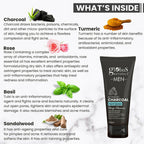 Globus Naturals Anti Pollution & Anti Acne Charcoal Face Wash For Men