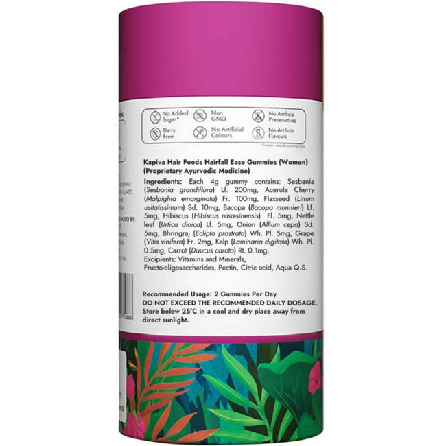Kapiva Ayurveda Hairfall Ease Gummies For Women Main Image