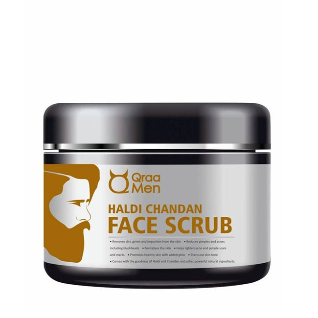 Qraa Men Haldi Chandan Face Scrub Hover Image
