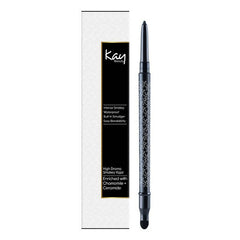 Kay Beauty By Katrina Kaif Waterproof Smokey Kajal with Smudger - Raven Hue