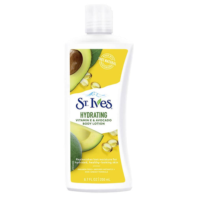 St. Ives Hydrating Vitamin E & Avocado Body Lotion Hover Image