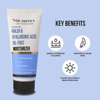 Dr. Sheth's Haldi & Hyaluronic Acid Oil Free Moisturizer pH Balanced To Rehydrate Dull Skin, For All Skin Types
