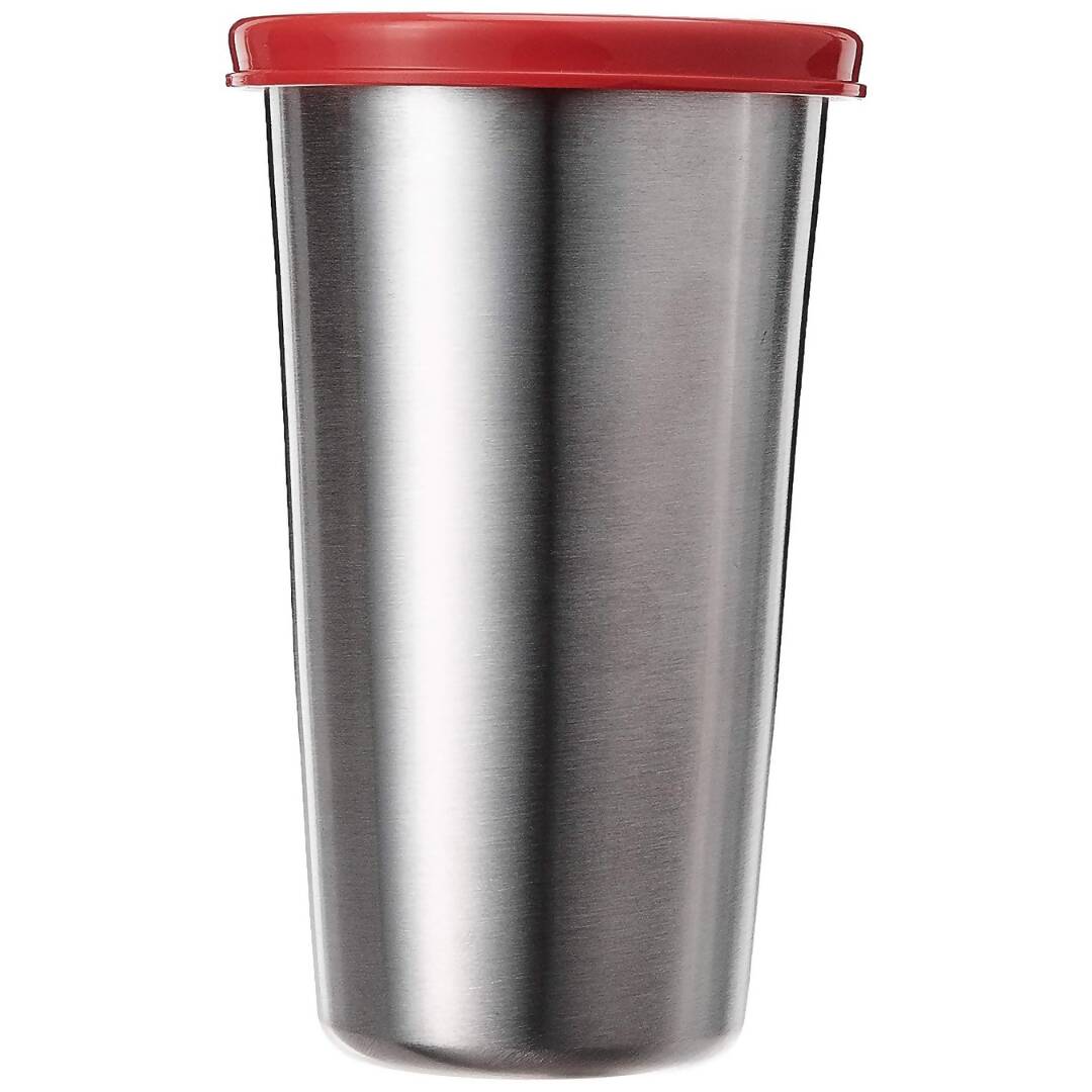 Signoraware Stainless Steel Tumbler with Lid - 370ml