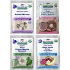 TummyFriendly Foods Certified Stage3 Porridge Mixes Trial Packs - Ragi, MultiGrain, Oats, Sathu Maavu for 8 Months Old Baby