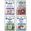 TummyFriendly Foods Certified Stage3 Porridge Mixes Trial Packs - Ragi, MultiGrain, Oats, Sathu Maavu for 8 Months Old Baby