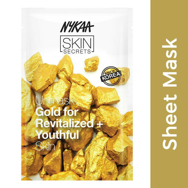 Nykaa Skin Secrets Exotic Indulgence Gold Sheet Mask For Revitalized & Youthful Skin Main Image