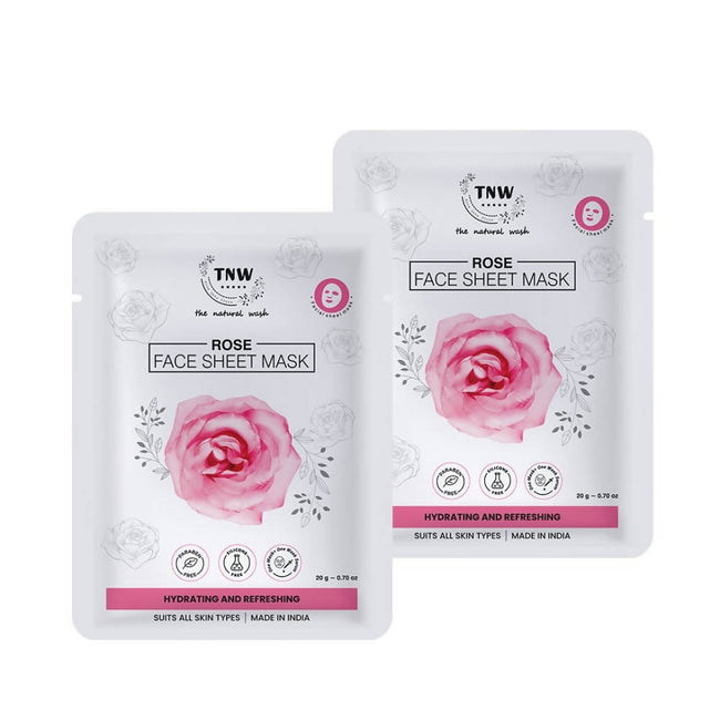 The Natural Wash Rose Face Sheet Mask Main Image