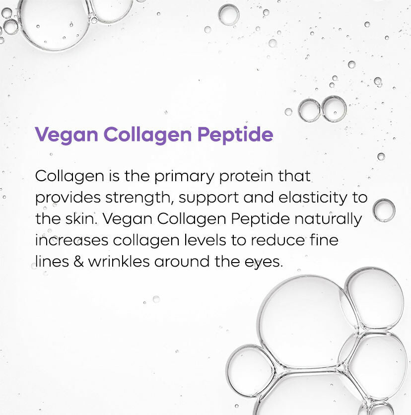 mCaffeine Black Tea Hydrogel Under Eye Patches with Vegan Collagen Peptide - Anti-Ageing