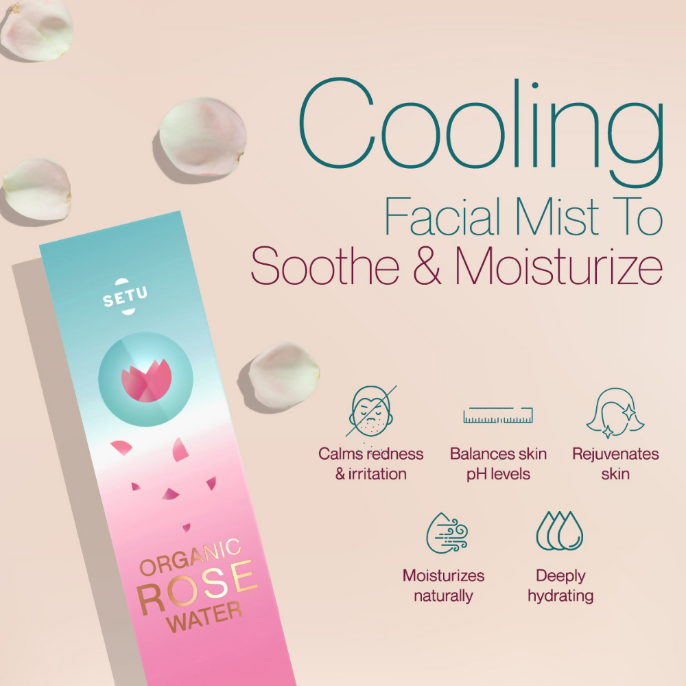 Setu Organic Rose Water Spray
