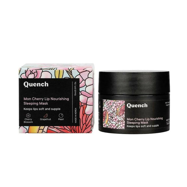 Quench Botanics Mon Cherry Lip Nourishing Sleeping Mask - Korean Skincare Hover Image