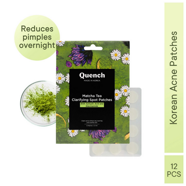 Quench Matcha Tea Clarifying Acne Patches Main Image