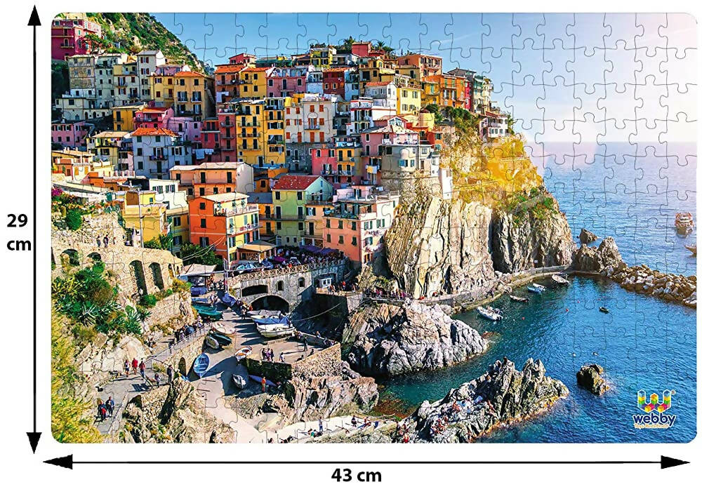Webby Cinque Terre & Italy Jigsaw Puzzle- 252 Pcs