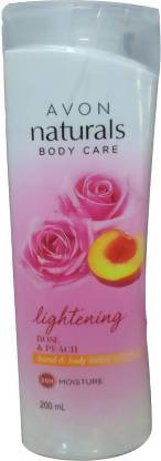 Avon Naturals Body Care Lightening Rose & Peach Hand & Body Lotion Hover Image