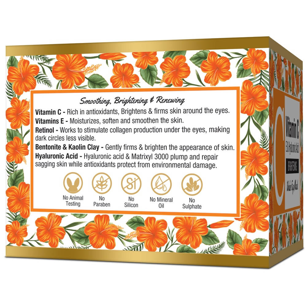 St.Botanica Vitamin C, E & Hyaluronic Acid Brightening Eye Mask