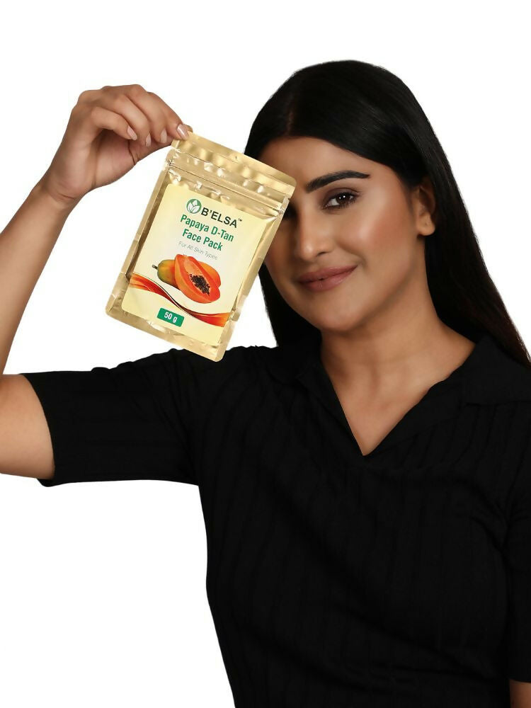 Belsa Herbals Organic Papaya D-Tan Face Pack