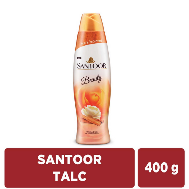 Santoor Beauty Perfumed Talc With Sandalwood Extracts Main Image