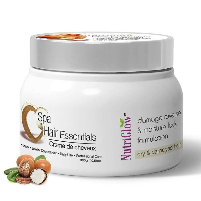 NutriGlow Hair Spa Cream with Damage Reverse & Moisture Lock Formulation for Dry & Damaged Hair Hover Image