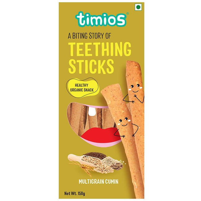 Timios Multigrain Cumin Teething Sticks For Toddlers Main Image