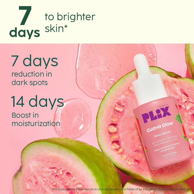 PLIX The Plant Fix 10% Vitamin C Guava Combo - Juicy Cleanser and Face Serum Main Image