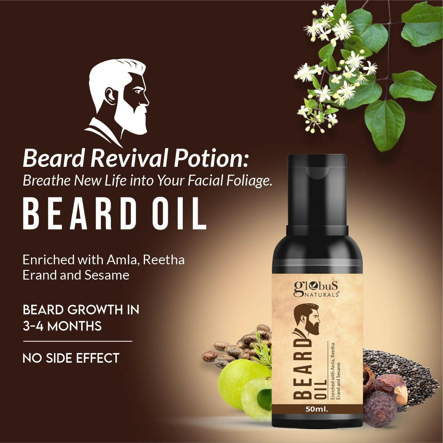 Globus Naturals Ayurvedic Beard Oil