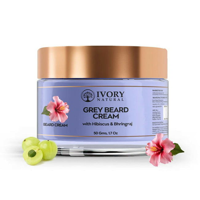 Ivory Natural Greys Beard Cream Restores Your Beard's Natural Color Hover Image