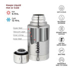 Dubblin Carry Silver Vacuum Bottle