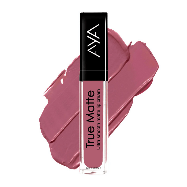 AYA True Matte Liquid Lipstick, Ultra Smooth Matte Lip Cream - 06 Pink Nude Main Image