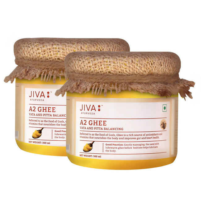 Jiva Ayurveda A2 Gir Desi Cow Ghee | Desi Gir Cow Ghee | Pure and Natural Ghee From A2 Cow Milk Main Image