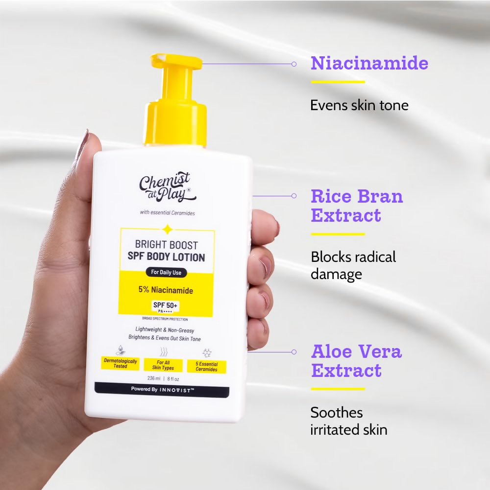Chemist At Play Bright Boost SPF Body Lotion