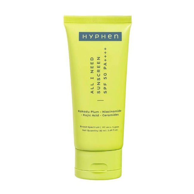 Hyphen By Kriti Sanon All I Need Sunscreen SPF 50 PA++++, UV Rays & Blue Light Protection & Moisturization Hover Image