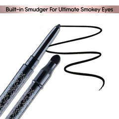 Kay Beauty By Katrina Kaif Waterproof Smokey Kajal with Smudger - Raven Hue