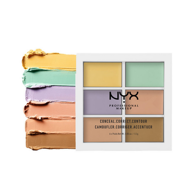NYX Professional Makeup Conceal, Correct, Contour Palette - Color Correcting Concealer Hover Image