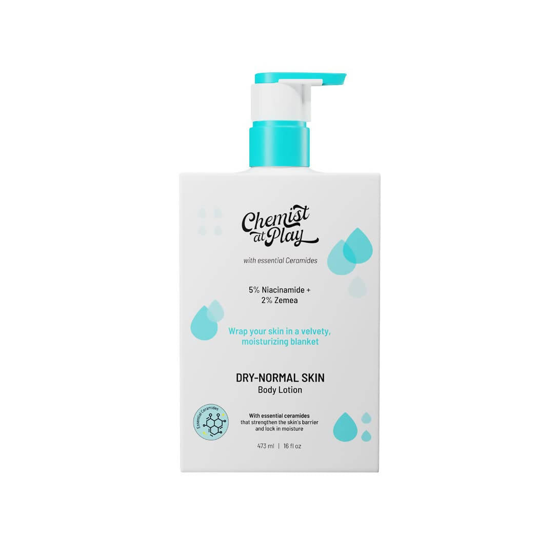 Chemist At Play Dry-Normal Skin Body Lotion with 5% Niacinamide + 2% Zemea For Deep Nourishment, Long Hydration