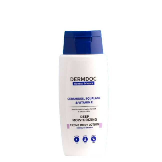 Dermdoc Ceramides & Vitamin E Deep Moisturising Creme Body Lotion Hover Image