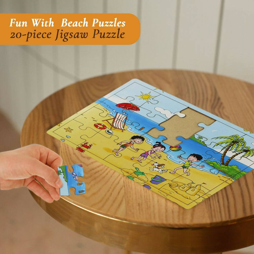 Matoyi Jigsaw Puzzles For Kids: Beach And Marine