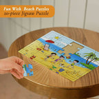 Matoyi Jigsaw Puzzles For Kids: Beach And Marine