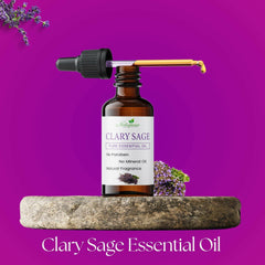 Natupure Clary Sage Essential Oil for Aromatherapy, Skin and Hair