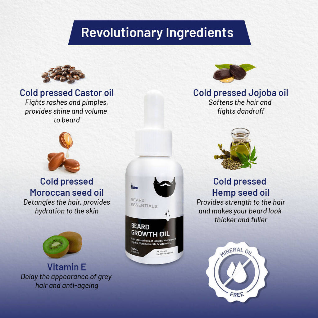 ForMen Beard Growth Oil with Anti-Itch and Anti-Dandruff